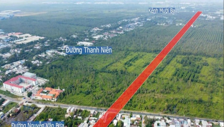 Đất MT Dương Công Khi HM, 7908m2, 70x130m, Đ.8m chỉ 4x tỷ